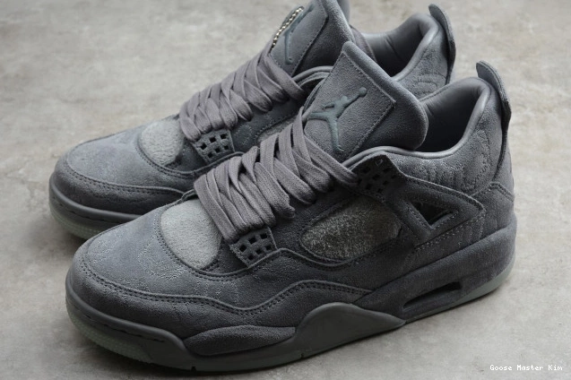 Grey Cool 930155-003 Air 4 x KAWS Jordan 0812